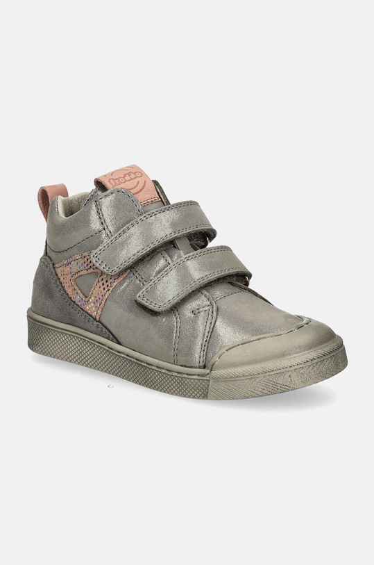 Froddo pantofi din piele intoarsa pentru copii ROSARIO HIGH-TOP argintiu G2110134.G.25.30