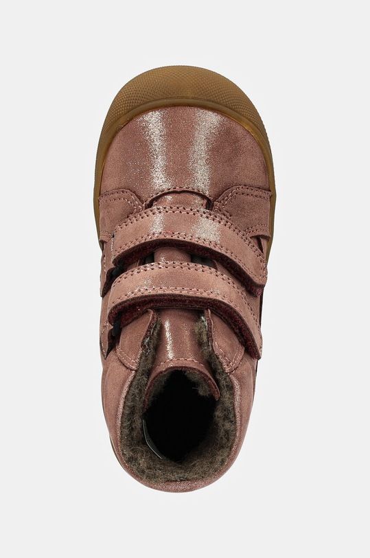 Froddo buty zimowe skórzane dziecięce OLLIE WOOL TEX różowy G2110138.G.21.24