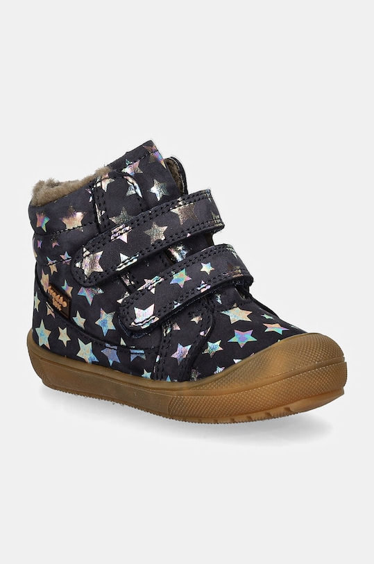 Froddo buty zimowe skórzane dziecięce OLLIE WOOL TEX ocieplane granatowy G2110138.G.21.24
