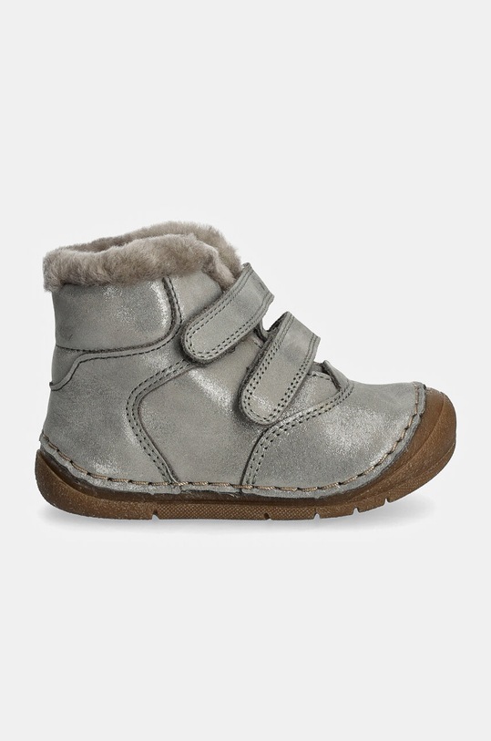 Froddo śniegowce skórzane dziecięce PAIX UP WINTER G2110143.G.21.24 srebrny AW24