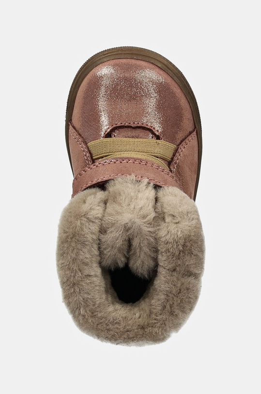 Froddo buty zimowe skórzane dziecięce BASCO TEX różowy G2110144.G.21.24