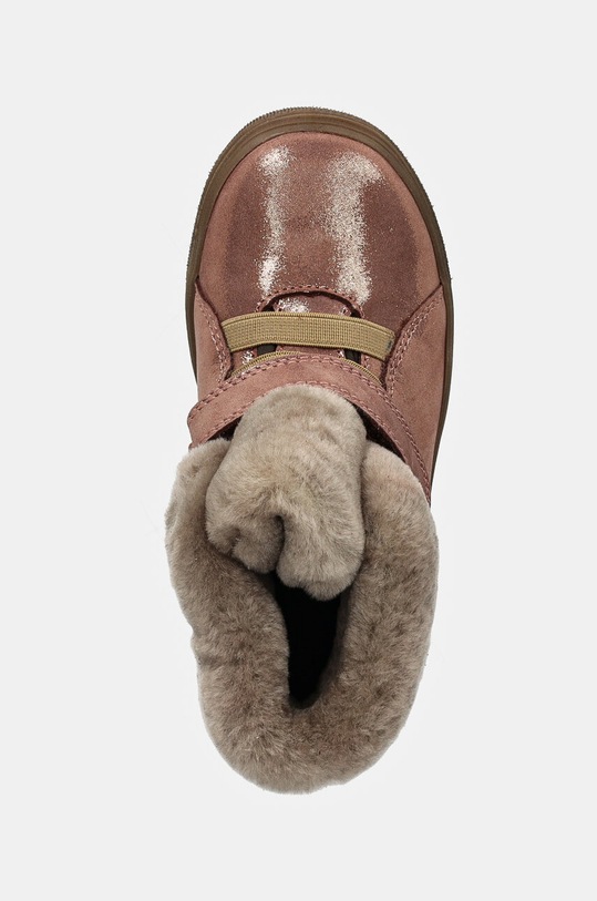 Froddo buty zimowe zamszowe dziecięce BASCO TEX różowy G2110144.G.25.27
