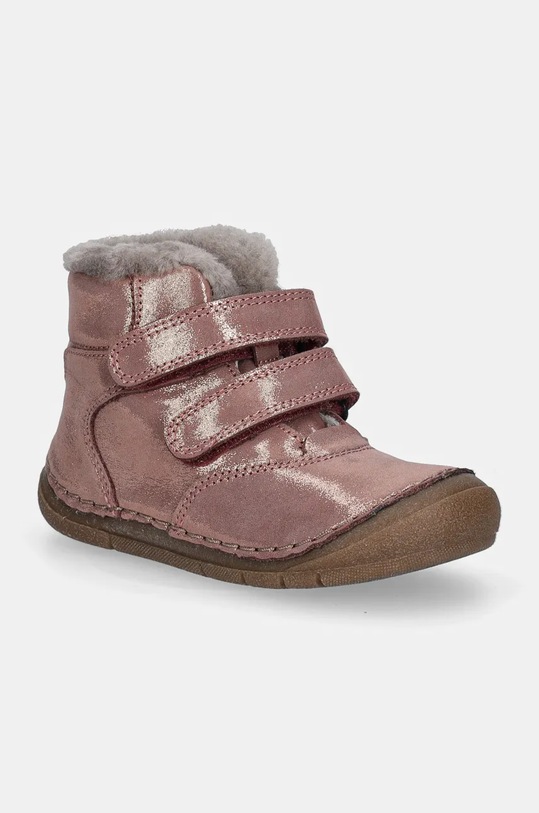 Froddo buty zimowe skórzane dziecięce PAIX UP WINTER ocieplane złoty G2110143.G.25.28