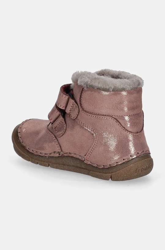 Dziewczynka Froddo buty zimowe skórzane dziecięce PAIX UP WINTER G2110143.G.25.28 złoty