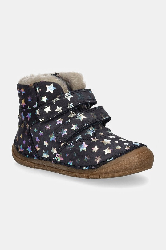 Froddo buty zimowe skórzane dziecięce PAIX UP WINTER ocieplane granatowy G2110143.G.25.28