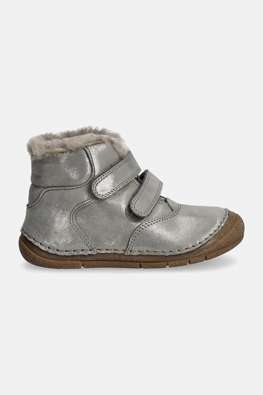 Froddo buty zimowe skórzane dziecięce PAIX UP WINTER G2110143.G.25.28 srebrny AW24