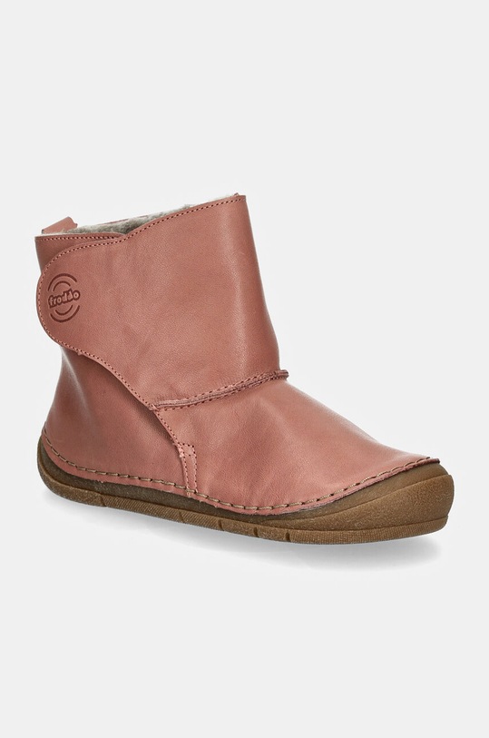 Froddo buty zimowe skórzane dziecięce PAIX UP WINTER BOOTS ocieplane różowy G2160082.G.25.30