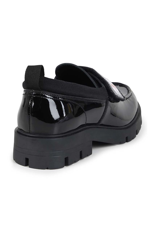 Dkny mocasini din piele pentru copii negru D62081.36.39