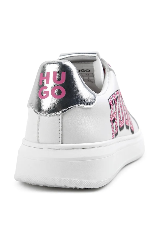 DÍVKA Dětské kožené tenisky HUGO G00254.27.35 bílá