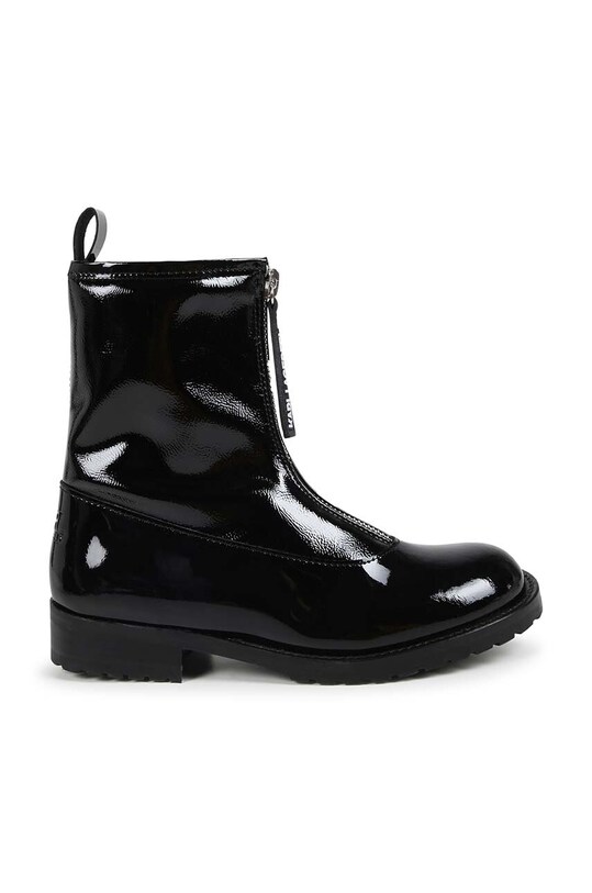 Детские кожаные ботинки Karl Lagerfeld Z30305.27.35 чёрный AW24