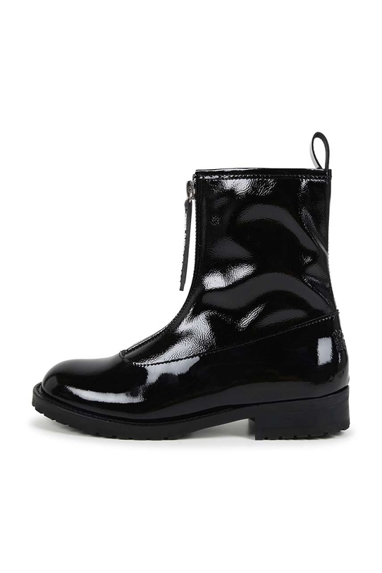 Karl Lagerfeld ghete din piele pentru copii negru Z30305.36.39