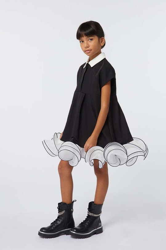 Karl Lagerfeld workery skórzane dziecięce Z30307.36.39