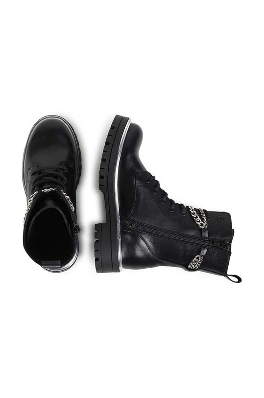 Дитячі шкіряні напівчобітки Karl Lagerfeld Z30307.36.39