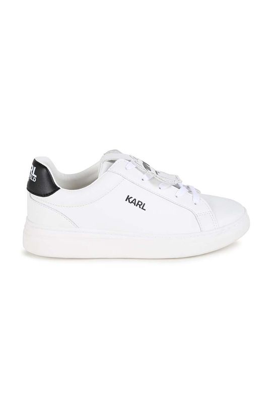 Karl Lagerfeld sneakersy skórzane dziecięce Z30313.36.39 biały AW24