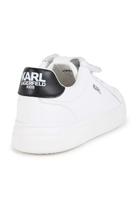 Dziewczynka Karl Lagerfeld sneakersy skórzane dziecięce Z30313.36.39 biały