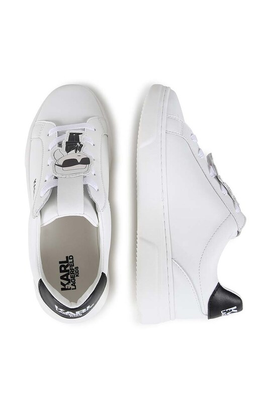 Karl Lagerfeld sneakersy skórzane dziecięce Z30313.36.39