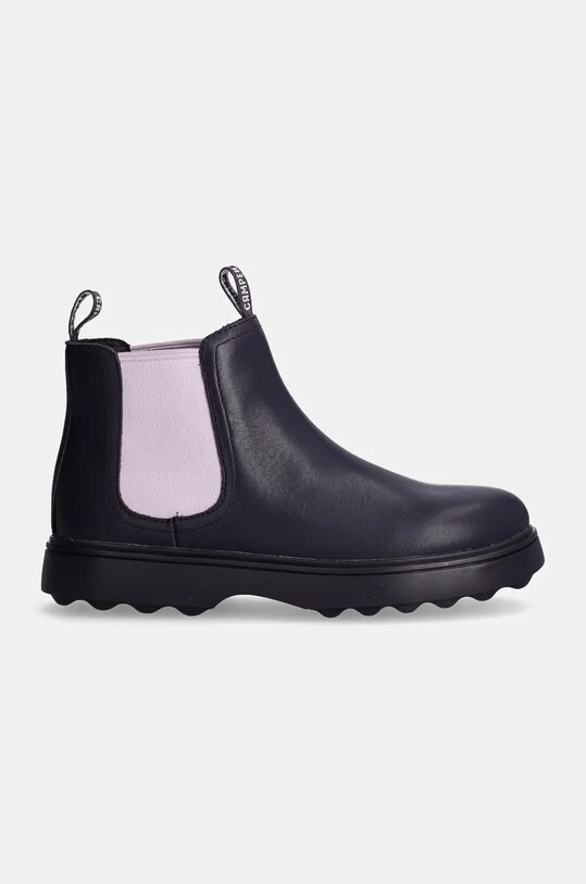 Camper cizme chelsea din piele pentru copii Norte K900149.023.30.34 violet AW24