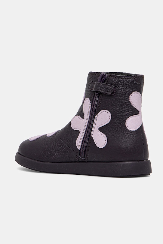 Dziewczynka Camper botki skórzane dziecięce TWS K900374.001.25.34 fioletowy