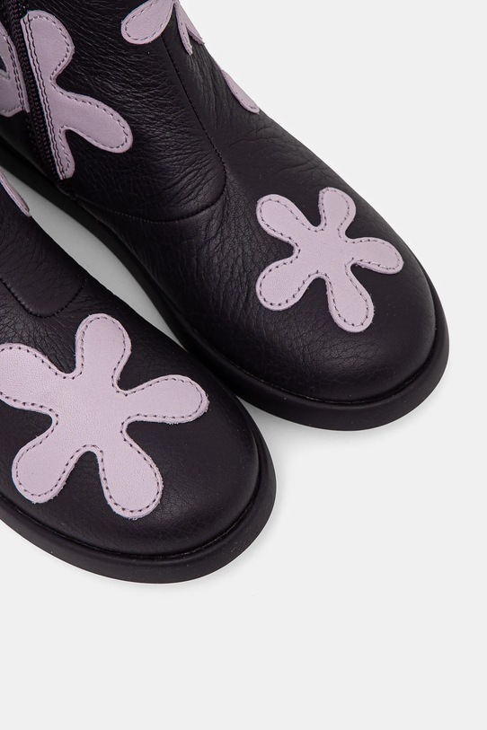 Camper botki skórzane dziecięce TWS fioletowy K900374.001.25.34