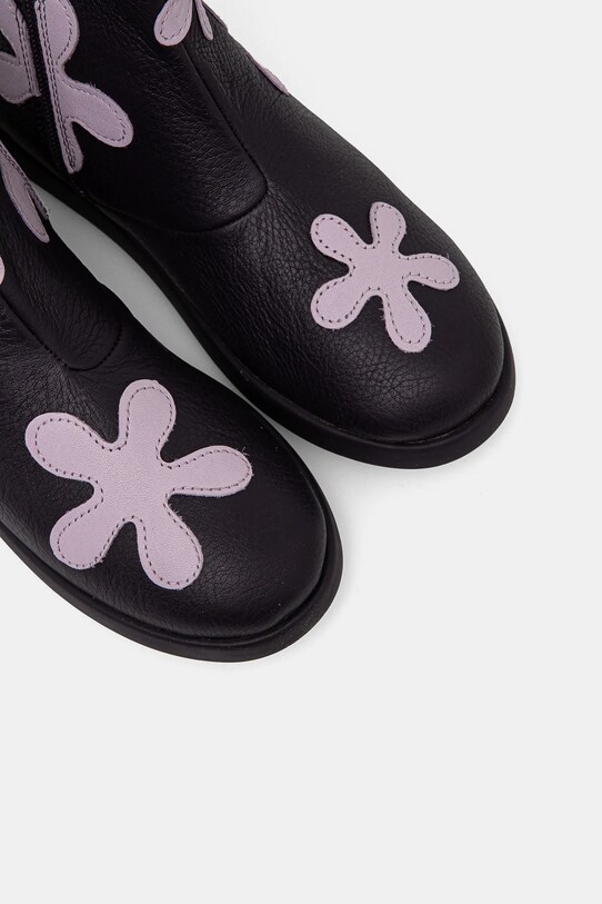 Camper ghete din piele pentru copii TWS violet K900374.001.35.38
