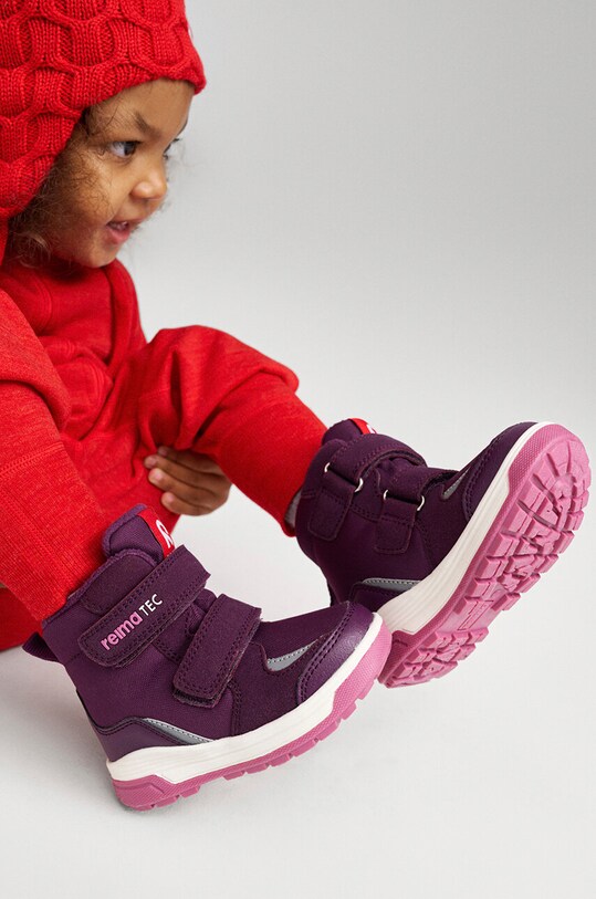 Детские зимние сапоги Reima Qing с утеплением бордо 5400026A.9BYH