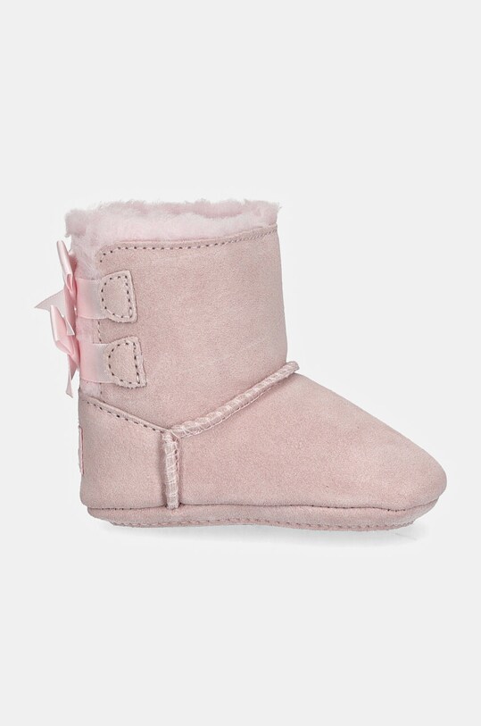 Semišové topánky pre bábätká UGG BABY BAILEY BOW zateplené ružová 1157692I