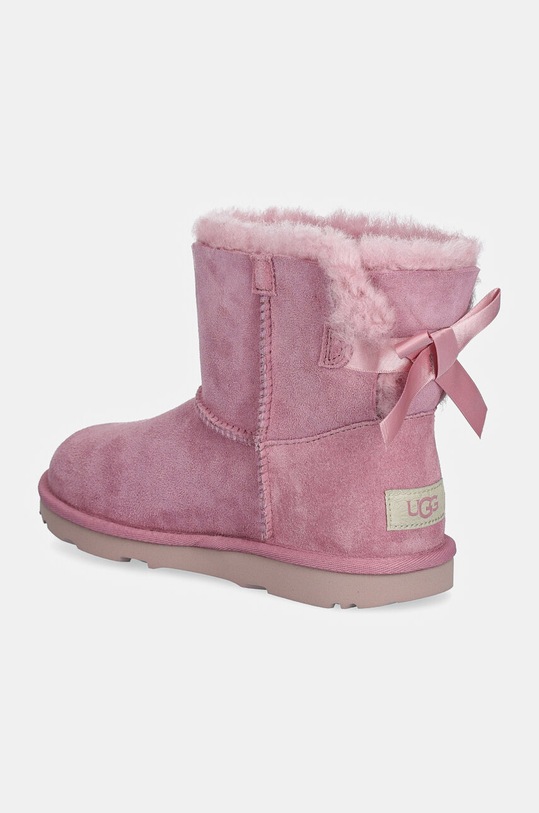Fete UGG cizme de zapada din piele intoarsa MINI BAILEY BOW II 1017397K.G roz
