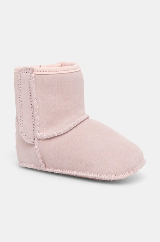 UGG buty zamszowe niemowlęce BABY CLASSIC AND LOVEY 1157707I.G różowy AW24