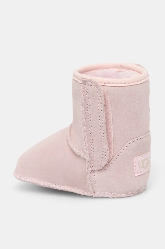 UGG buty zamszowe niemowlęce BABY CLASSIC AND LOVEY różowy 1157707I.G