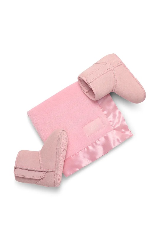 UGG scarpe in pelle scamosciata neonato/a BABY CLASSIC AND LOVEY 1157707I.G rosa AW25
