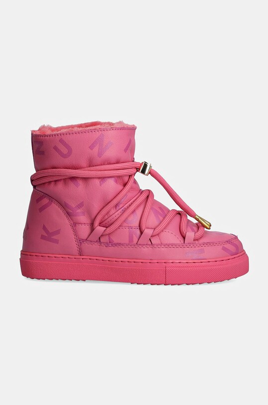 Παιδικές μπότες χιονιού Inuikii FULL LEATHER PRINT 65202.088 ροζ AW24