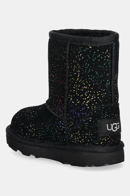 Девочка Детские замшевые сапоги UGG CLASSIC II SHIMMER SKY 1157708T чёрный