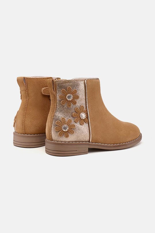 Детские замшевые ботинки Mayoral 44473.43A.Mini коричневый AW24