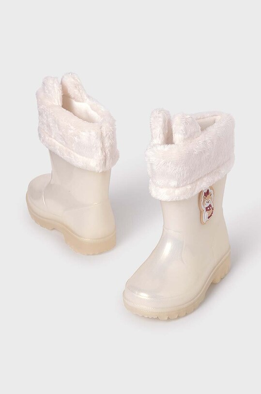 Дитячі гумові чоботи Mayoral 44532.89A.Mini.G бежевий AW24