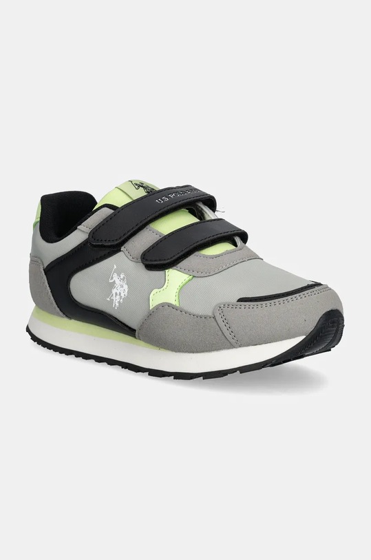 U.S. Polo Assn. sneakers pentru copii NOBIK014K/DNH1 imitatie de piele intoarsa gri NOBIK014K.DNH1