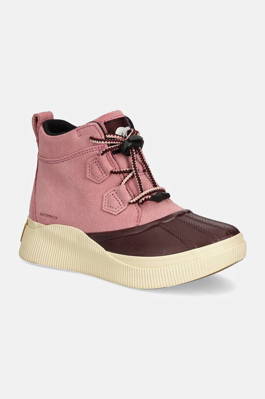 Детские зимние сапоги Sorel YOUTH OUT N ABOUT I замш розовый 2088651.G