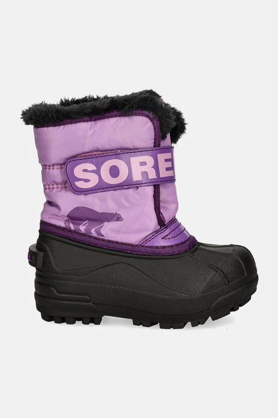 Дитячі чоботи Sorel TODDLER SNOW COMMAND 2114101.G фіолетовий AW24