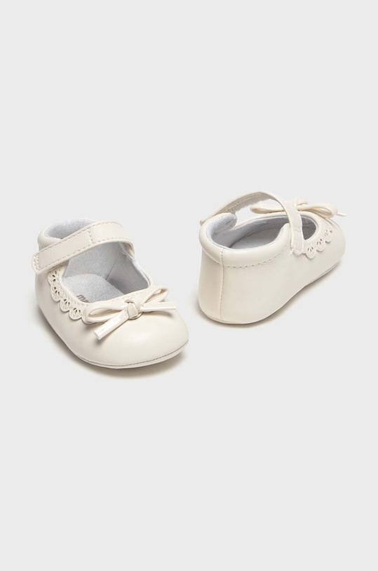 Dětské boty Mayoral Newborn imitace kůže béžová 9789.2D.Newborn.9BYH