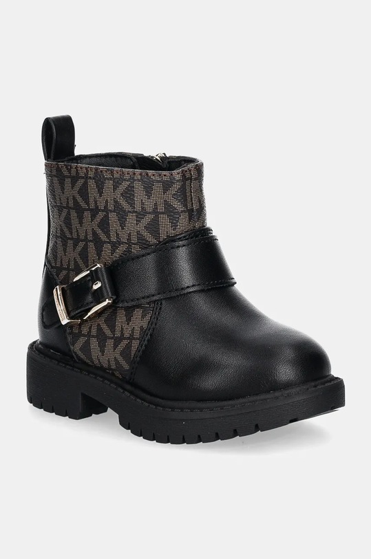 Дитячі черевики Michael Kors MADELINE HASKELL MOTO блискавка чорний MK101101