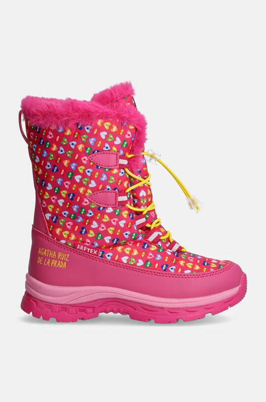 Agatha Ruiz de la Prada śniegowce dziecięce 241992.28.34 różowy AW24