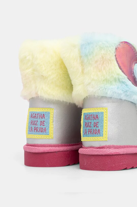Дитячі чоботи Agatha Ruiz de la Prada срібний 241988.28.34