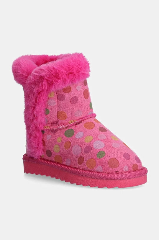 Agatha Ruiz de la Prada cizme de iarna pentru copii imitatie de piele intoarsa roz 241989.24.27
