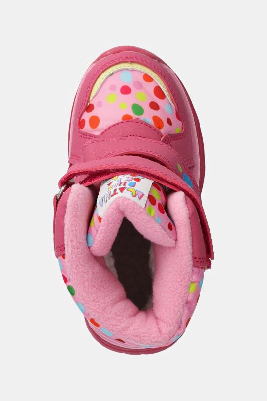 Agatha Ruiz de la Prada buty zamszowe dziecięce różowy 241990.24.27