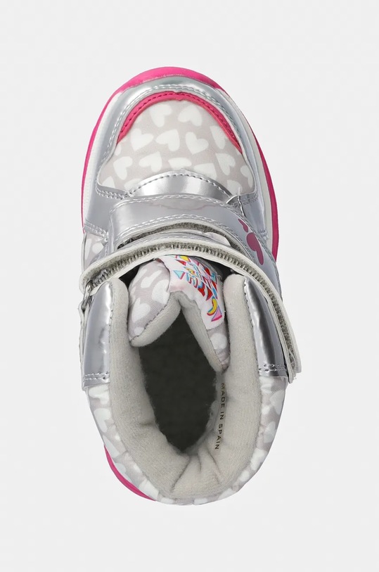 Agatha Ruiz de la Prada pantofi din piele intoarsa pentru copii argintiu 241990.24.27
