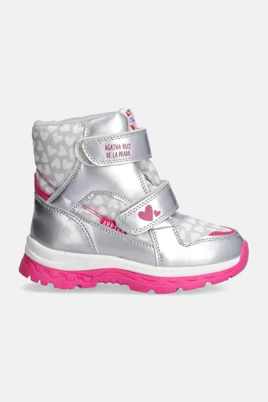 Agatha Ruiz de la Prada cizme de iarna pentru copii 241990.28.30 argintiu AW24