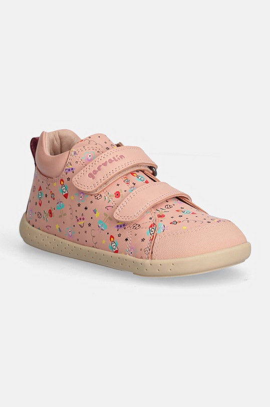 Garvalin półbuty skórzane dziecięce różowy 241306.24.26