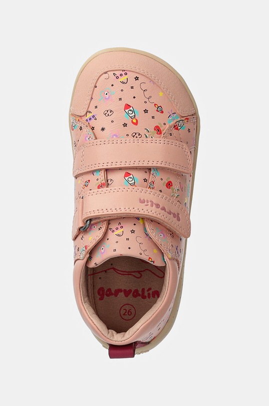 Garvalin półbuty skórzane dziecięce różowy 241306.24.26