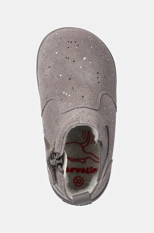 Детские замшевые ботинки Garvalin серый 241303.19.23