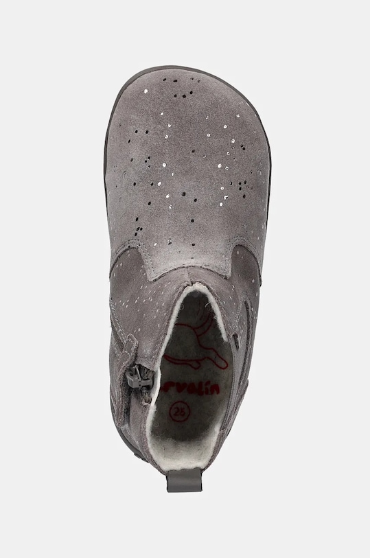 Garvalin scarpe invernali in pelle scamosciata bambino/a grigio 241303.24.26