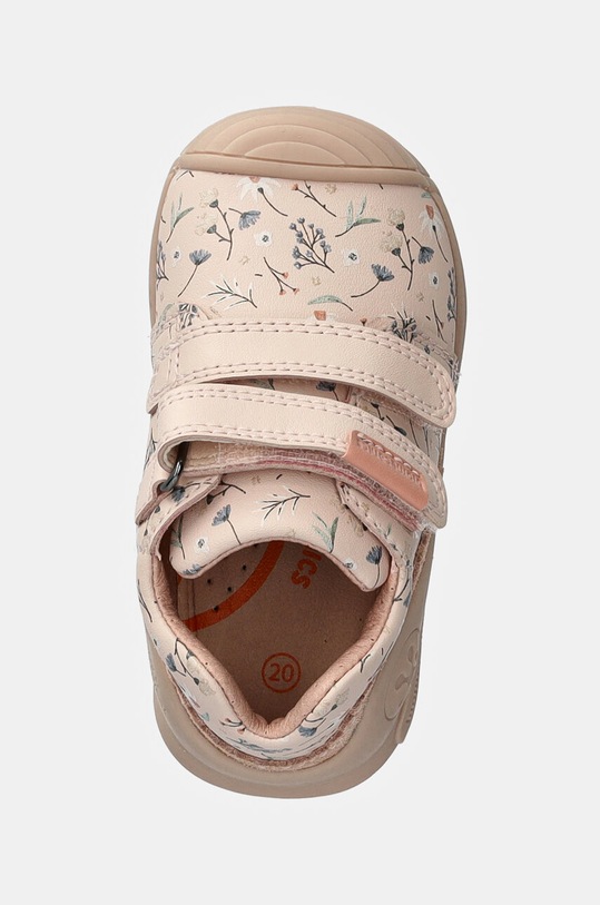 Dětské kožené polobotky Biomecanics růžová 241102